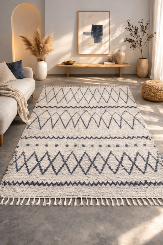 Tapis Artisanal Berbère Réversible - Alvaro - nenita - deco