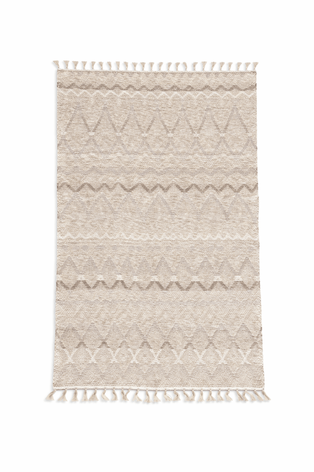 Tapis Artisanal Réversible Jute & Coton - Paqui - 140x200 - nenita - deco -