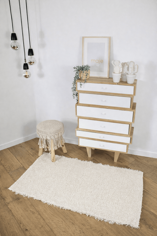 Tapis Artisanal Blanca - nenita - deco