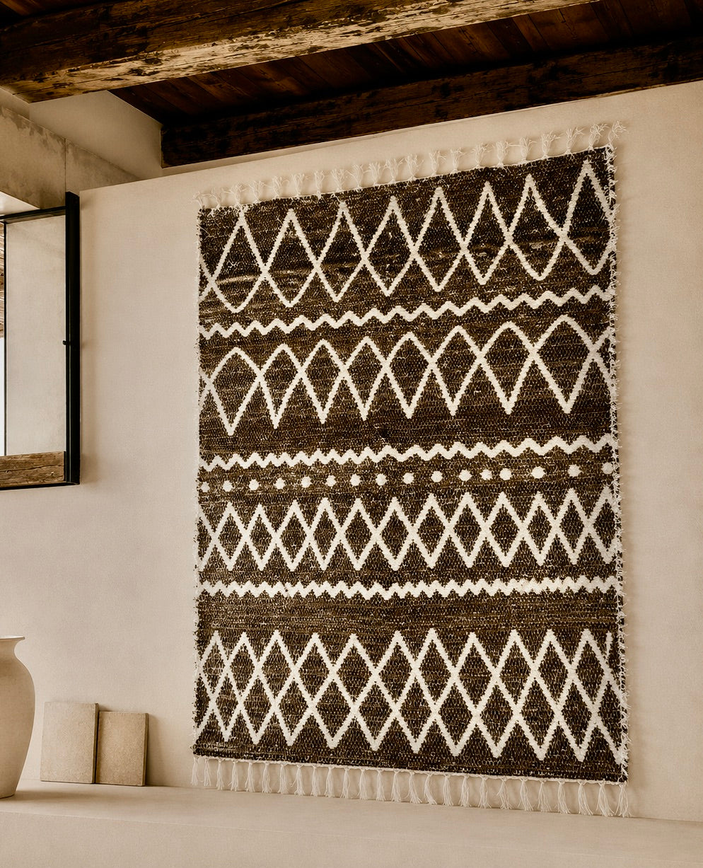Tapis Artisanal Berbère Réversible  - León