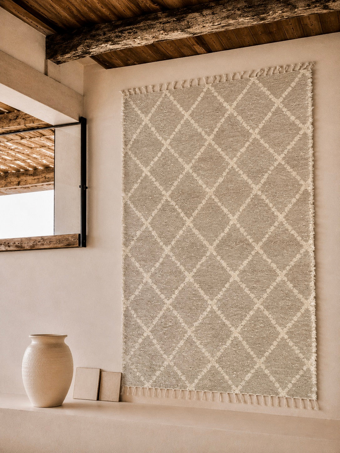 Tapis Artisanal Réversible - Topo