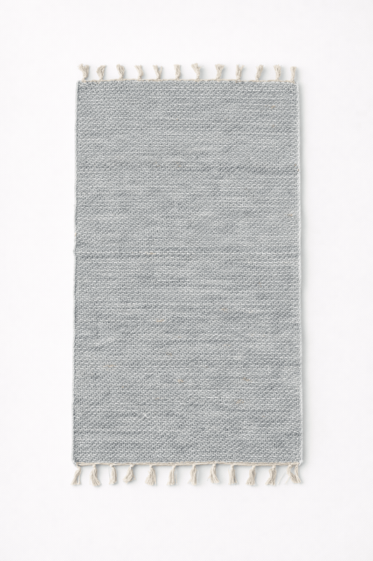 Tapis Artisanal Jute Gris Bleu – Pablo - nenita - deco