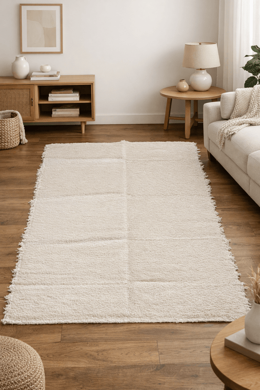 Tapis Artisanal Blanca - nenita - deco