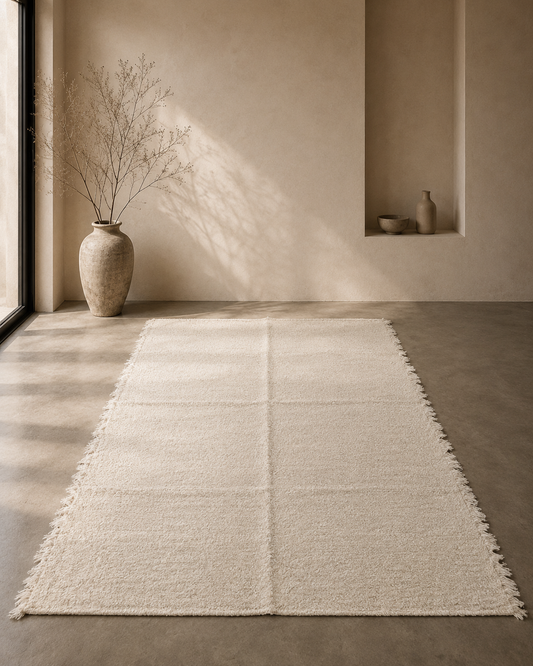 Tapis Artisanal Blanca - nenita - deco