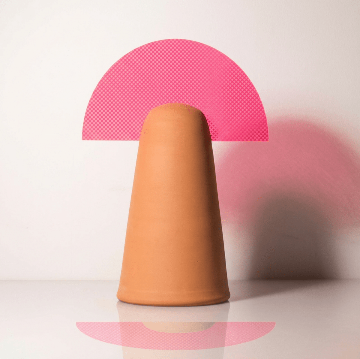 Lampe Aura en céramique artisanale Teracota - Inma Peroli - Nénita Déco - 