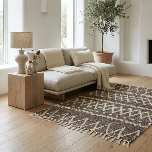 Tapis Artisanal Berbère Réversible - León - 170x240 - nenita - deco - 