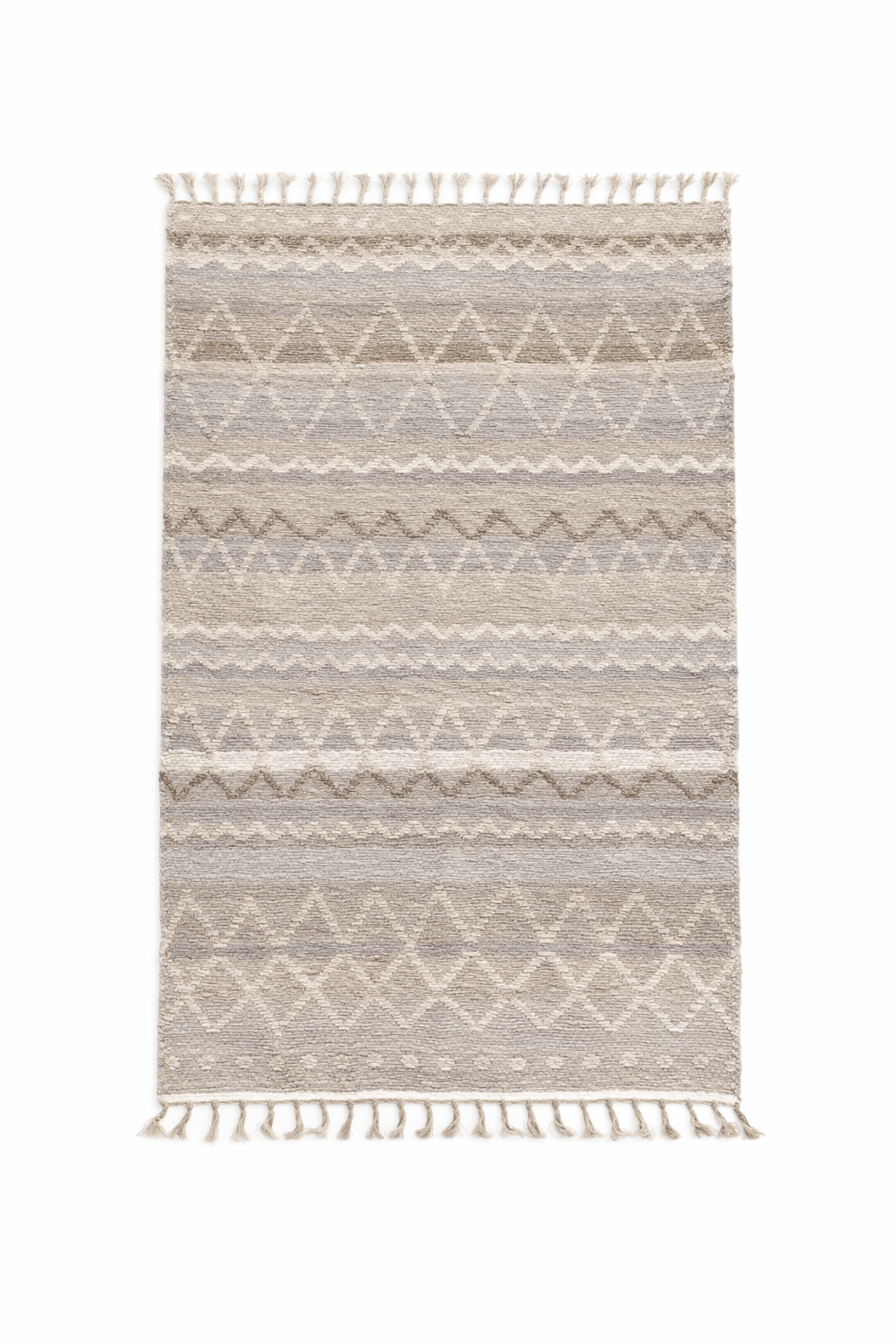 Tapis Artisanal Réversible Jute & Coton - Paqui - 140x200 - nenita - deco - 