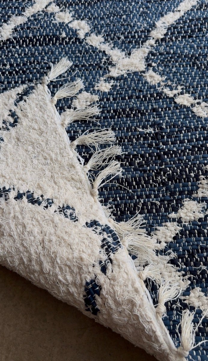 Tapis bleu marine 70x120
