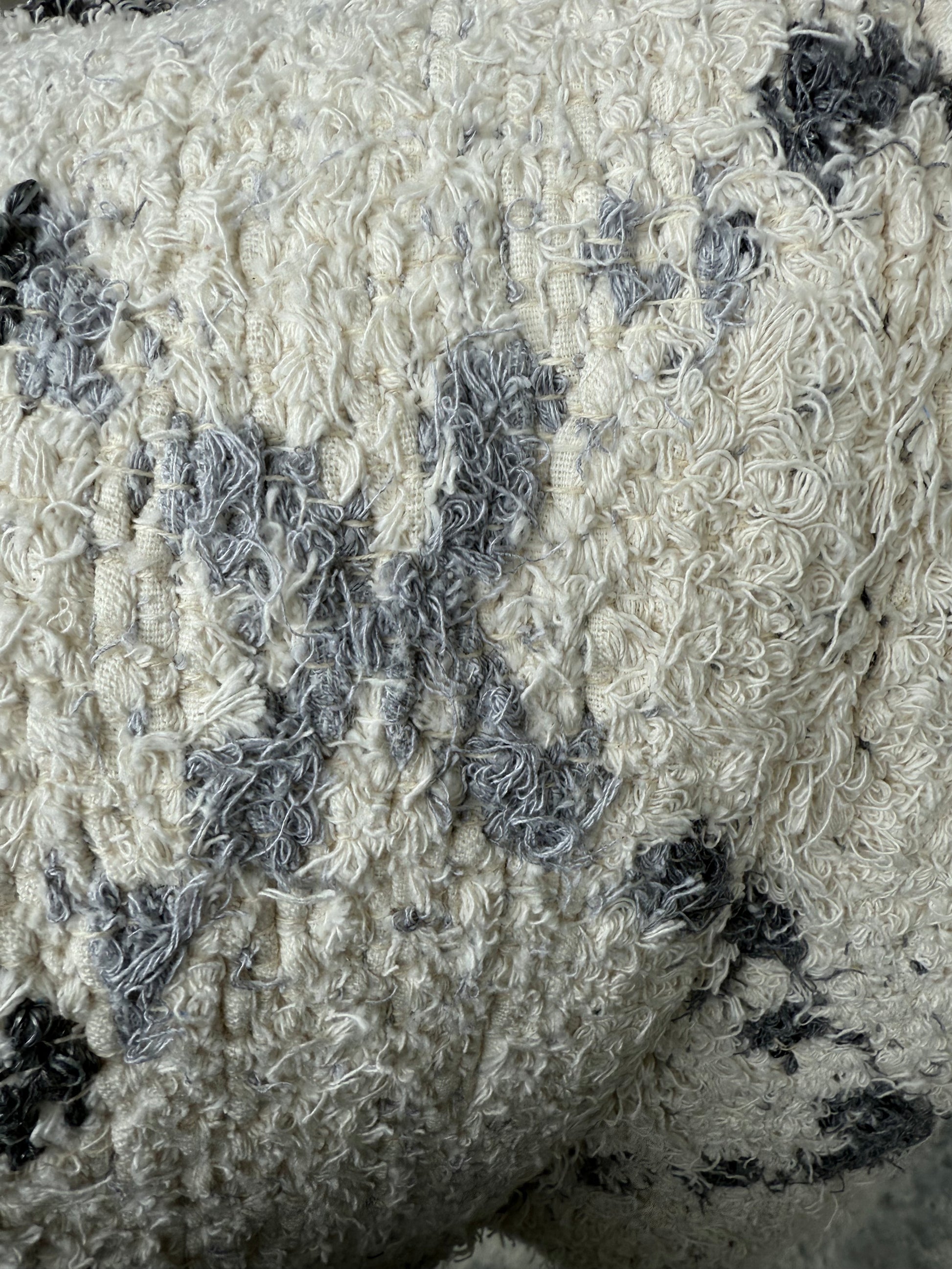 Tapis réversible en coton recyclé. Fait de manière Artisanal 